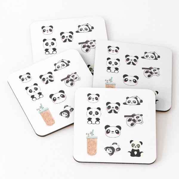 Item preview, Cute Panda Sticker Pack  designed and sold by billionairebrnd.