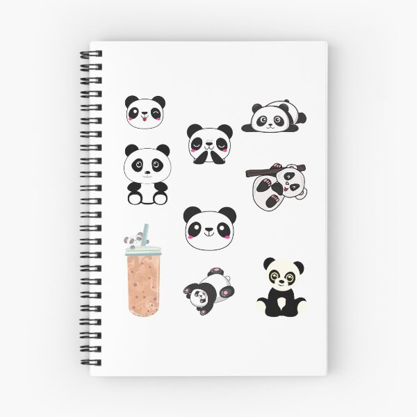 Item preview, Cute Panda Sticker Pack  designed and sold by billionairebrnd.