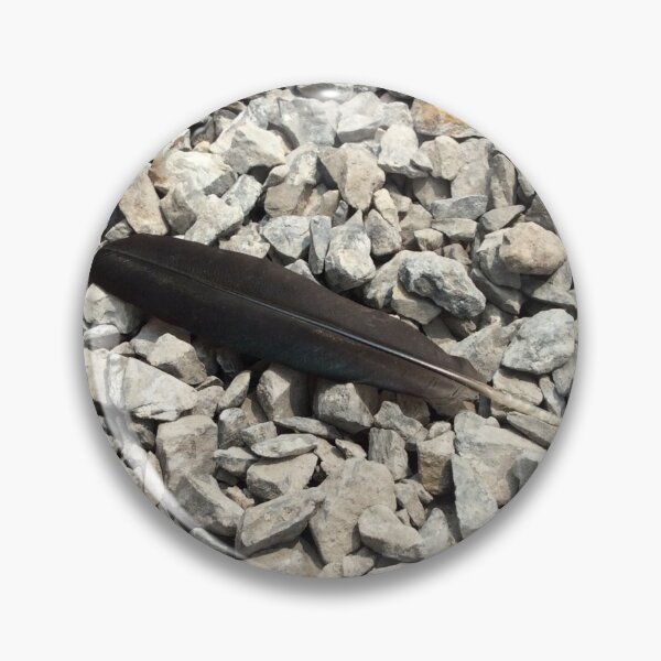 Item preview, Bird feather on stones  designed and sold by EnjoyArtWorld.