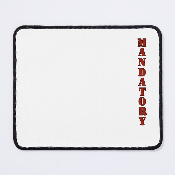 Item preview, Mandatory white red writing side run down designed and sold by Mandatory.
