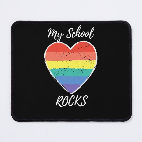 Item preview, My school rocks, gay pride designed and sold by Dreamingnewfie.