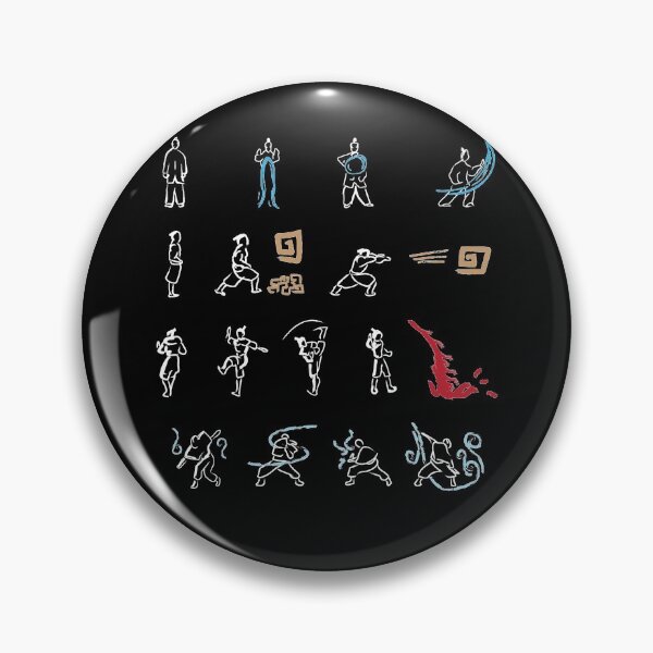Item preview, Avatar The Last Airbender, Water, Earth, Fire, Air, designed and sold by Doolman.