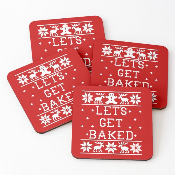 Item preview, Let's Get Baked - Ugly Christmas Sweater designed and sold by Christmas-Tees.