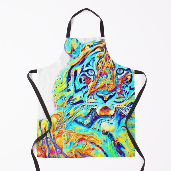 Item preview, Boho retro trendy colorful rainbow tiger designed and sold by Grewtrel.