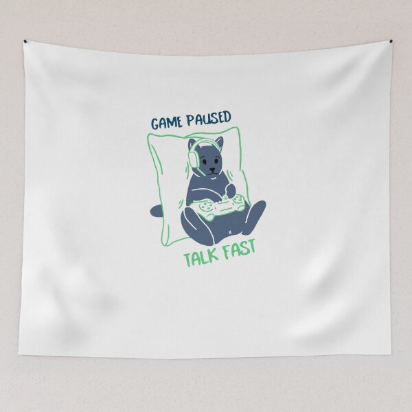 Item preview, game paused talk fast  designed and sold by Artezia.