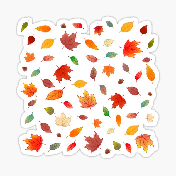 Item preview, Multicoloured Autumn Leaves designed and sold by camrynangela.
