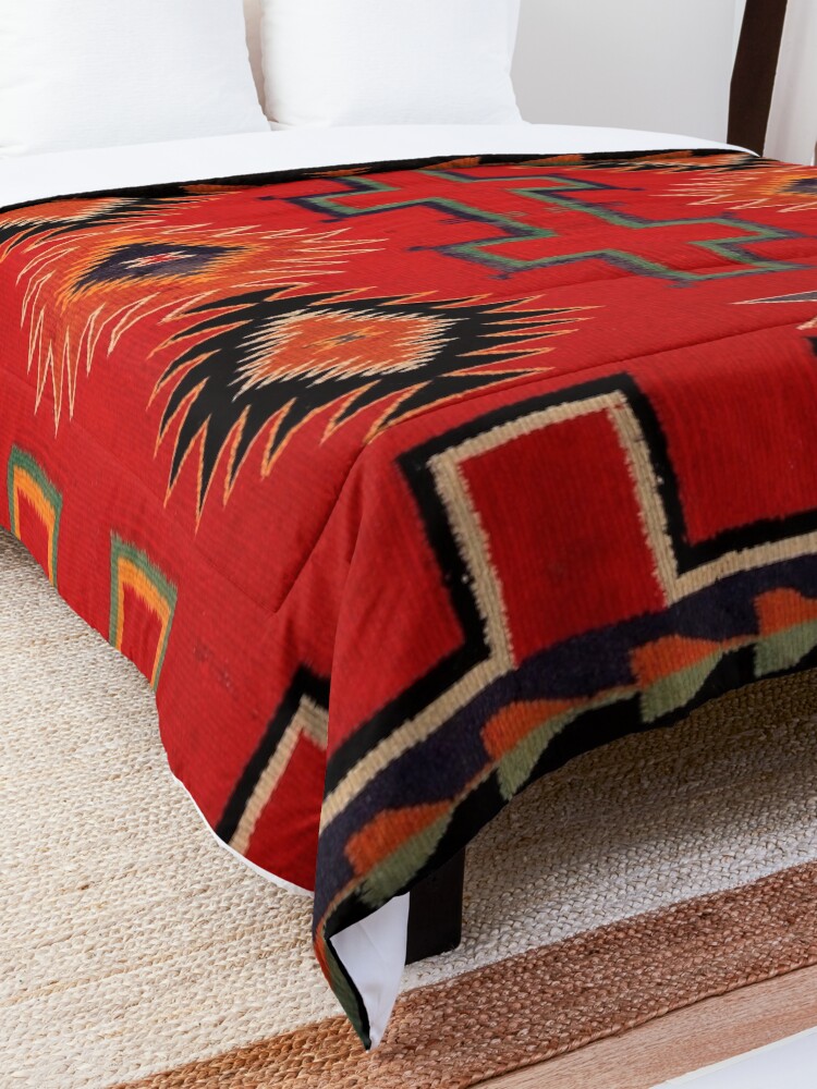 "NATIVE AMERICAN SADDLE BLANKET AUTHENTIC ORIGINAL COLORS. PRICELESS