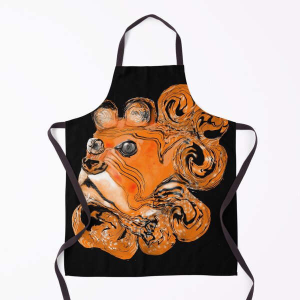 Item preview, Orange Psychedelic Tiger (Transparent) designed and sold by BrainDeadPhilosophy .