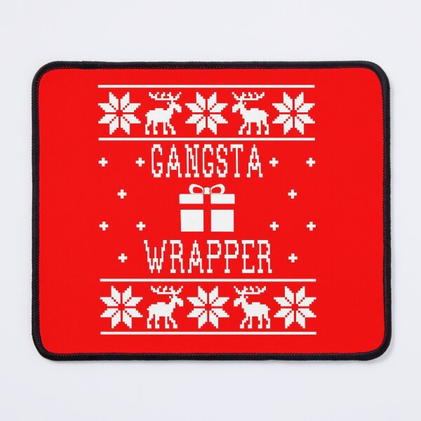 Item preview, Gangsta Wrapper - Ugly Christmas Sweater designed and sold by Christmas-Tees.