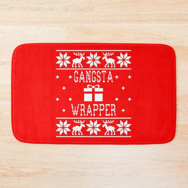Item preview, Gangsta Wrapper - Ugly Christmas Sweater designed and sold by Christmas-Tees.
