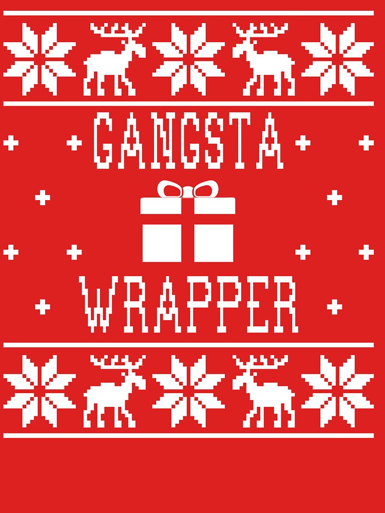 Gangsta Wrapper Ugly Christmas Sweater