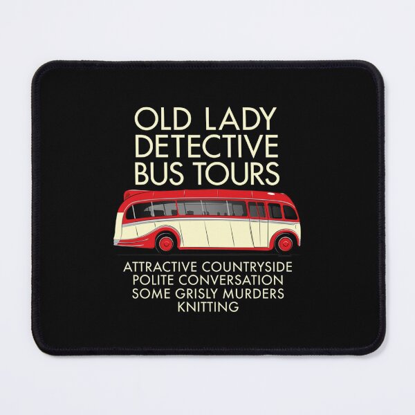 Item preview, Old Lady Detective Bus Tours Classic Gift Halloween Day, Thanksgiving, Christmas Day designed and sold by DavidHansonn.