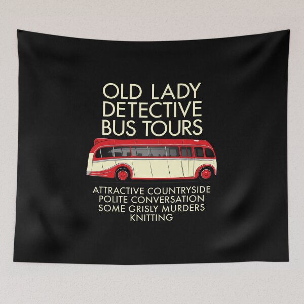 Item preview, Old Lady Detective Bus Tours Classic Gift Halloween Day, Thanksgiving, Christmas Day designed and sold by DavidHansonn.