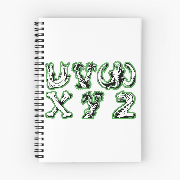 Item preview, Stone Age Theme Letters U, V, W, X, Y, and Z with Green Accents designed and sold by OpenED360.