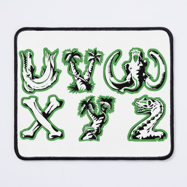 Item preview, Stone Age Theme Letters U, V, W, X, Y, and Z with Green Accents designed and sold by OpenED360.