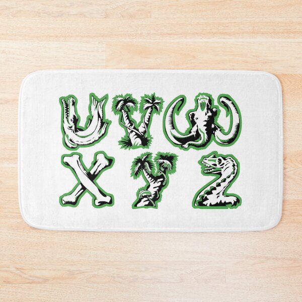 Item preview, Stone Age Theme Letters U, V, W, X, Y, and Z with Green Accents designed and sold by OpenED360.