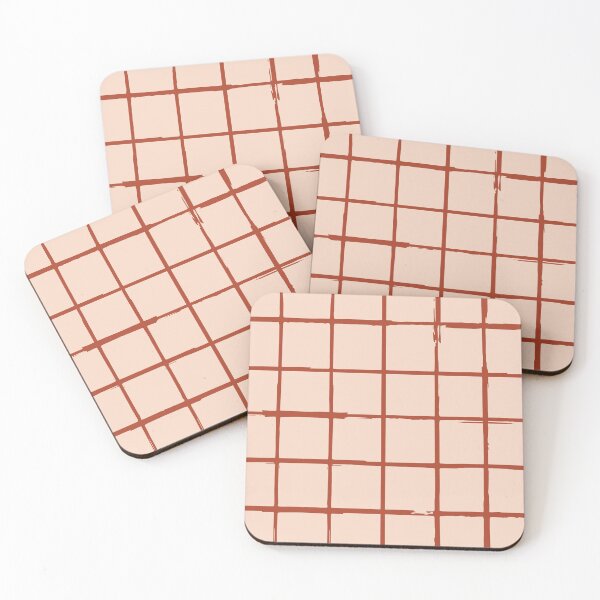 Item preview, Terracotta Gingham Pattern designed and sold by MaiZephyr.