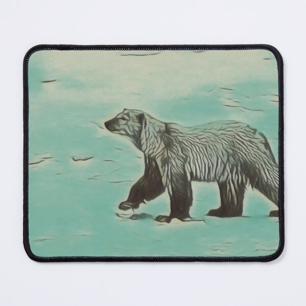 Item preview, Polar Bear Walking in the Snow in Churchill Manitoba, Canada designed and sold by AJDrinko.