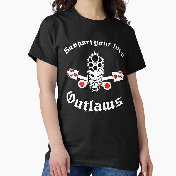 Item preview, Outlaw mc Support Gift Halloween Day, Thanksgiving, Christmas Day designed and sold by DavidHansonn.