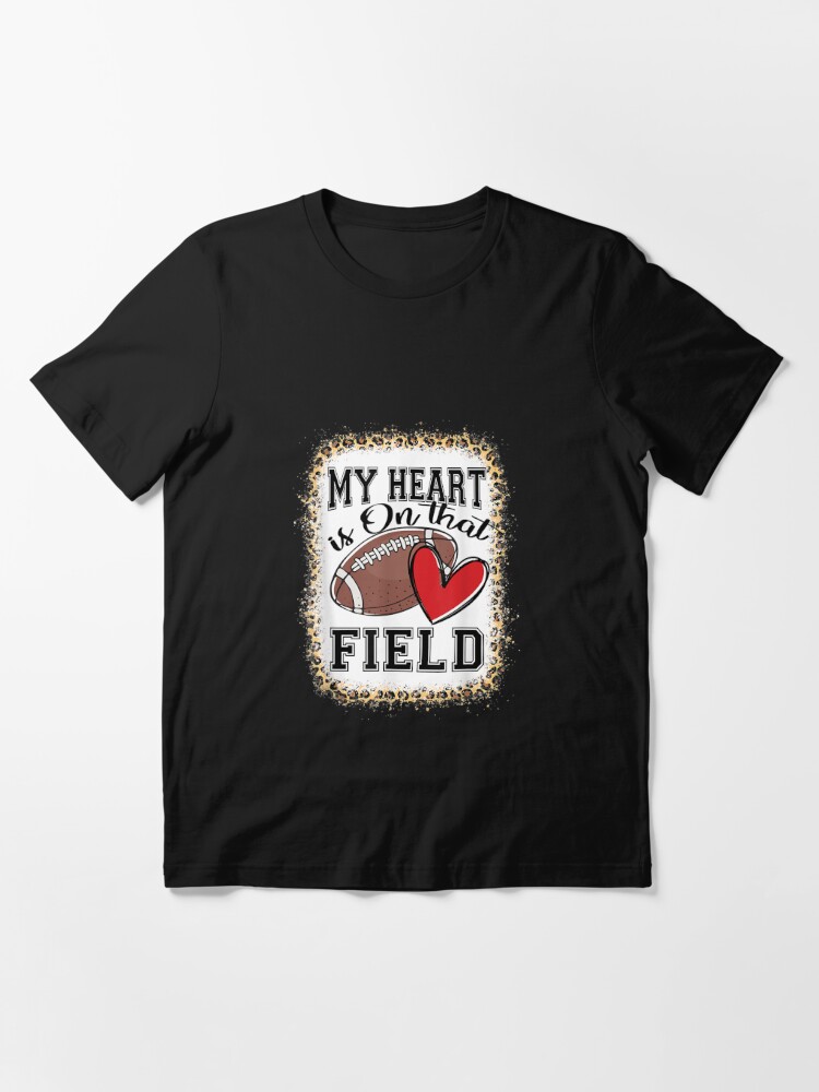 Pittsburgh Steelers Bleached My Heart Is On That Field Football Mom Leopard  Shirt, hoodie, sweater, long sleeve and tank top