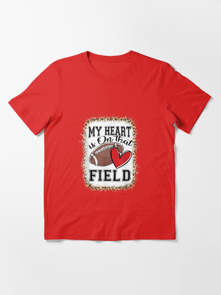 Pittsburgh Steelers Bleached My Heart Is On That Field Football Mom Leopard  Shirt, hoodie, sweater, long sleeve and tank top