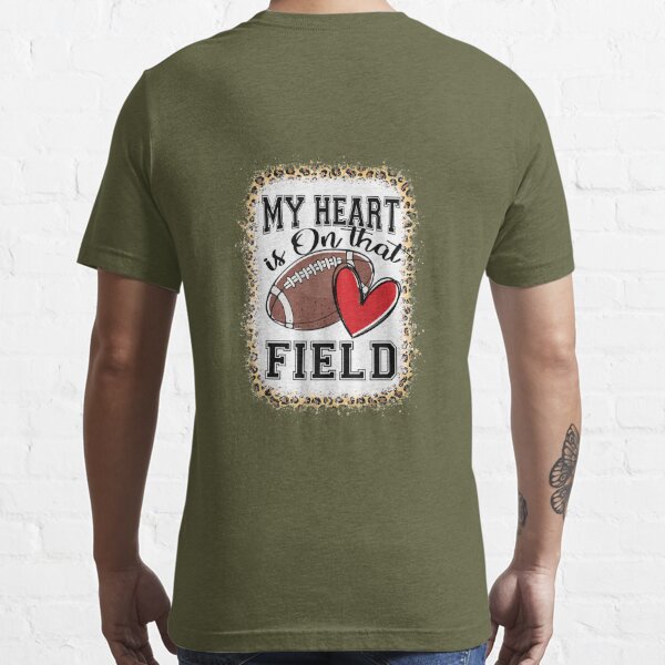 Pittsburgh Steelers Bleached My Heart Is On That Field Football Mom Leopard  Shirt, hoodie, sweater, long sleeve and tank top