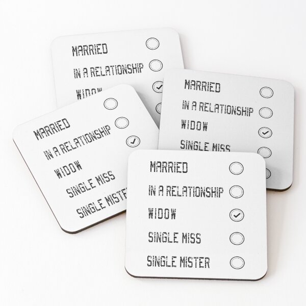 Item preview, family status : widow| Perfect Gift designed and sold by marveceolga.