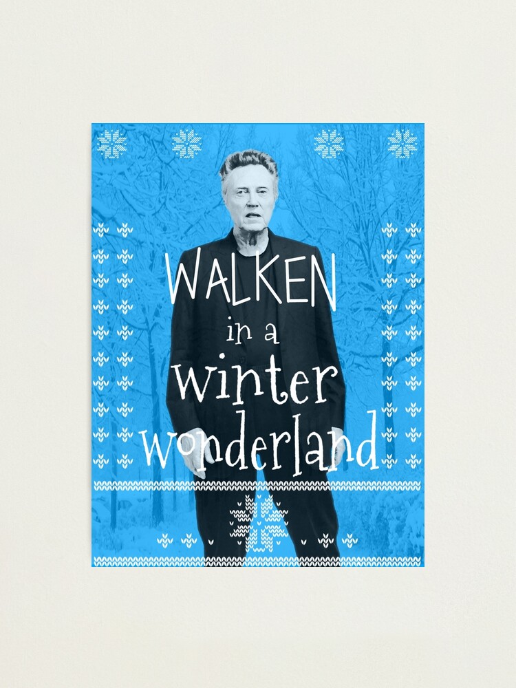 Alternate view of Walken Ugly Sweater Photographic Print