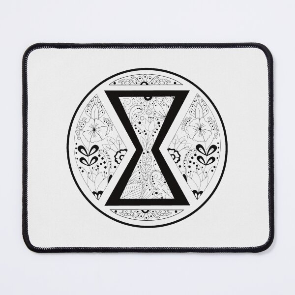 Item preview, Black Widow Mandala Black and White| Perfect Gift designed and sold by marveceolga.