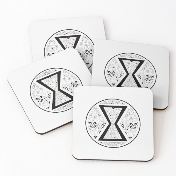 Item preview, Black Widow Mandala Black and White| Perfect Gift designed and sold by marveceolga.