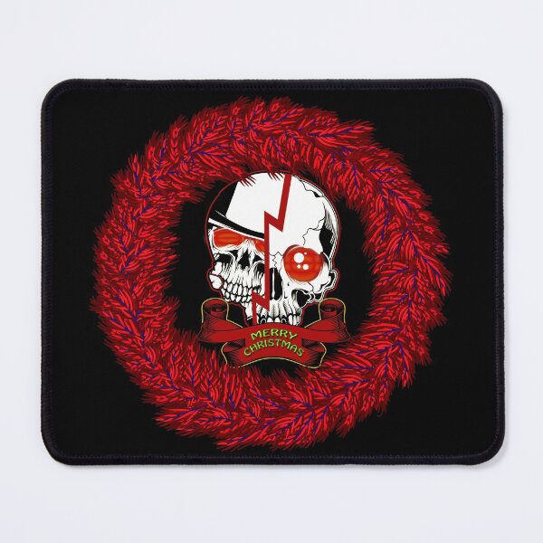 Item preview, Skull in red wreath for Christmas designed and sold by Astralia.