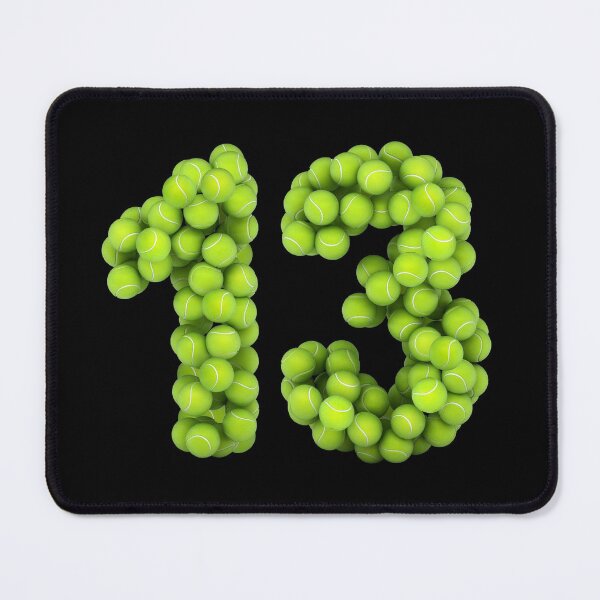 Item preview, Tennis Player Number 13 - Tennis Sports thirteen Game Set Match 13 designed and sold by elhefe.