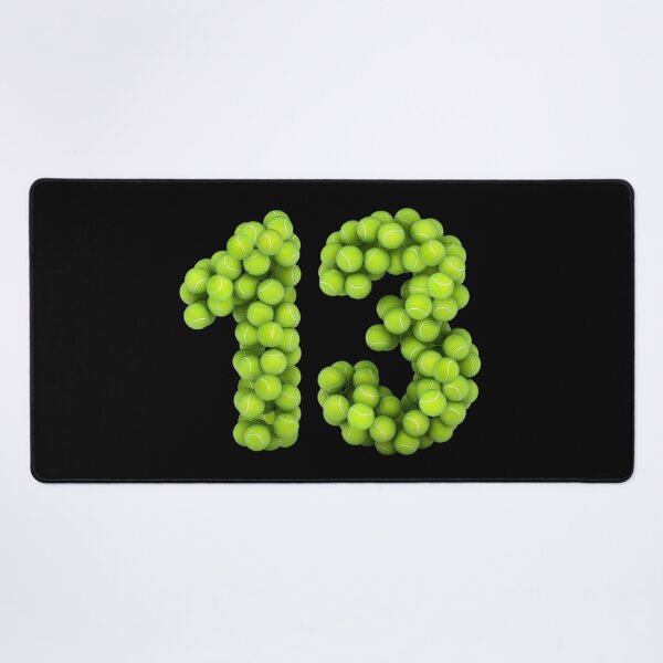 Item preview, Tennis Player Number 13 - Tennis Sports thirteen Game Set Match 13 designed and sold by elhefe.