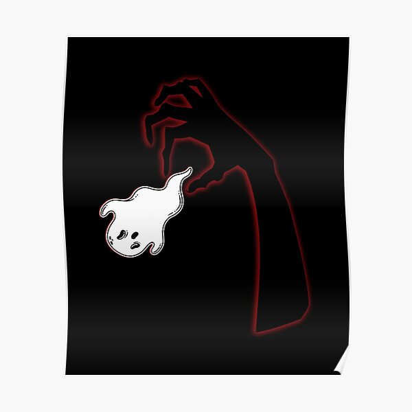 "Scary Demon Hand Catch Ghost" Poster by nguyenchimina Redbubble