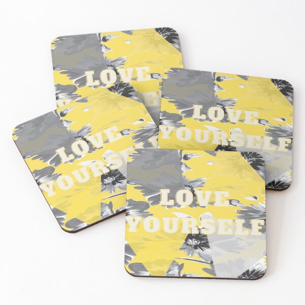 Item preview, Yellow and Grey Flowers - Love Yourself designed and sold by K1M-Ma3.