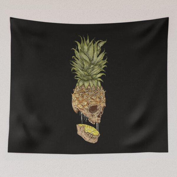 Item preview, Hawaiian Skull Pineapple Aloha Beach Hawaii Summer Apparel  designed and sold by MoranTyler969.