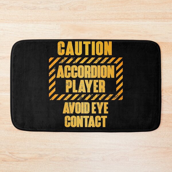 Item preview, Great Caution Accordion Player And Avoid Eye Contact The Black designed and sold by Misael Keegan.