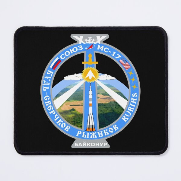 Item preview,  Soyuz MS-17 mission patch designed and sold by trendistudio.