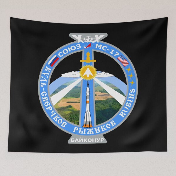 Item preview,  Soyuz MS-17 mission patch designed and sold by trendistudio.