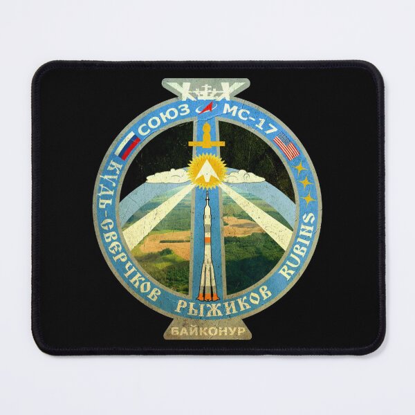 Item preview, Soyuz MS-17 mission patch - vintage look designed and sold by trendistudio.