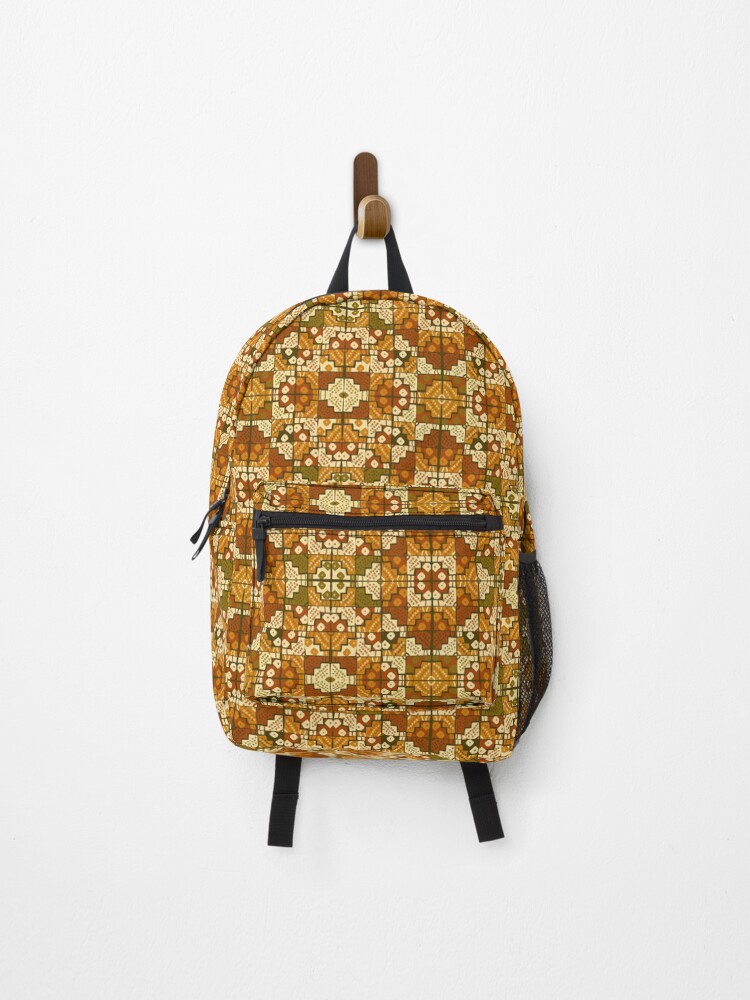 Thumbnail 1 of 3, Backpack, Hot Sand Pattern designed and sold by ElsaDesign.