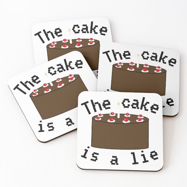 Item preview, The cake is a lie - Portal designed and sold by TheUndeadDesign.