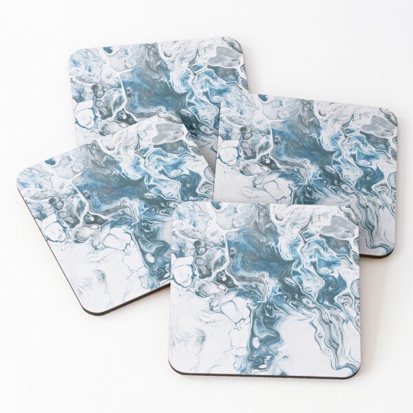 Item preview, White and  Blue Marble Art designed and sold by Thsid.