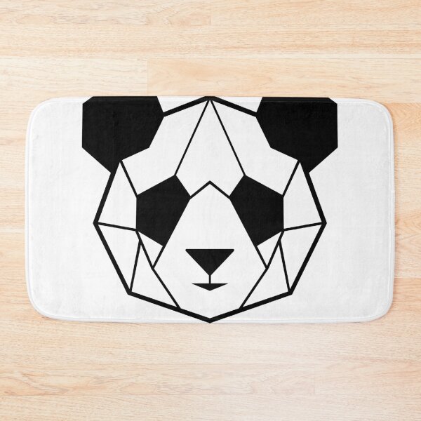 Item preview, Geometric panda artwork designed and sold by Nicklimpz.