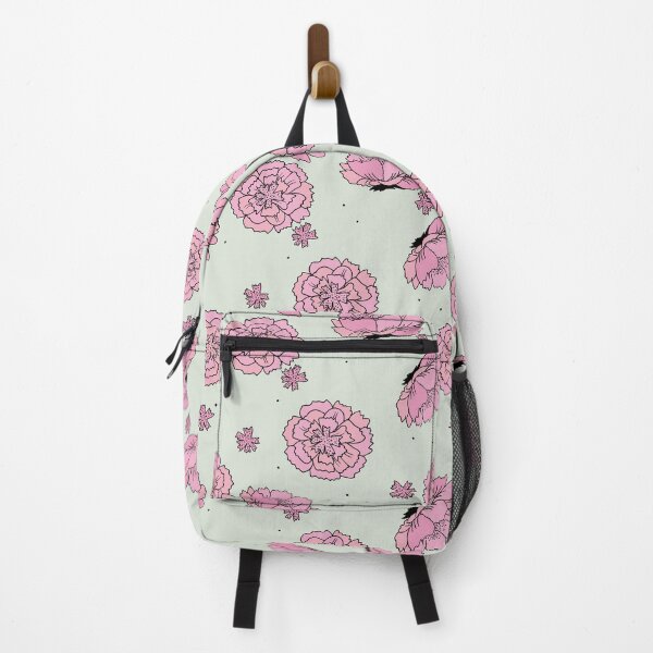 Item preview, Patrón floral que fluye de pistacho rosa y pálido designed and sold by 22tenDesign.