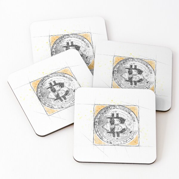Item preview, Sketch of Bitcoin cryptocurrency designed and sold by GraphicBazaar.