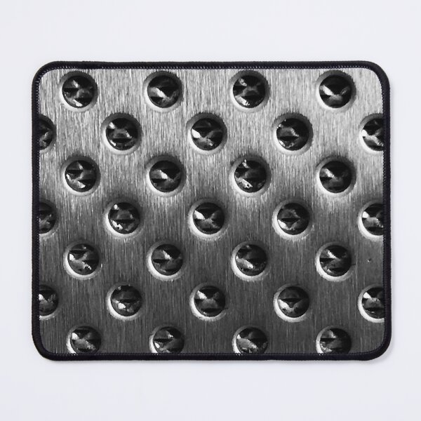 Aperçu de l'œuvre Détail industriel monochrome en acier inoxydable créée et vendue par Coralgb.