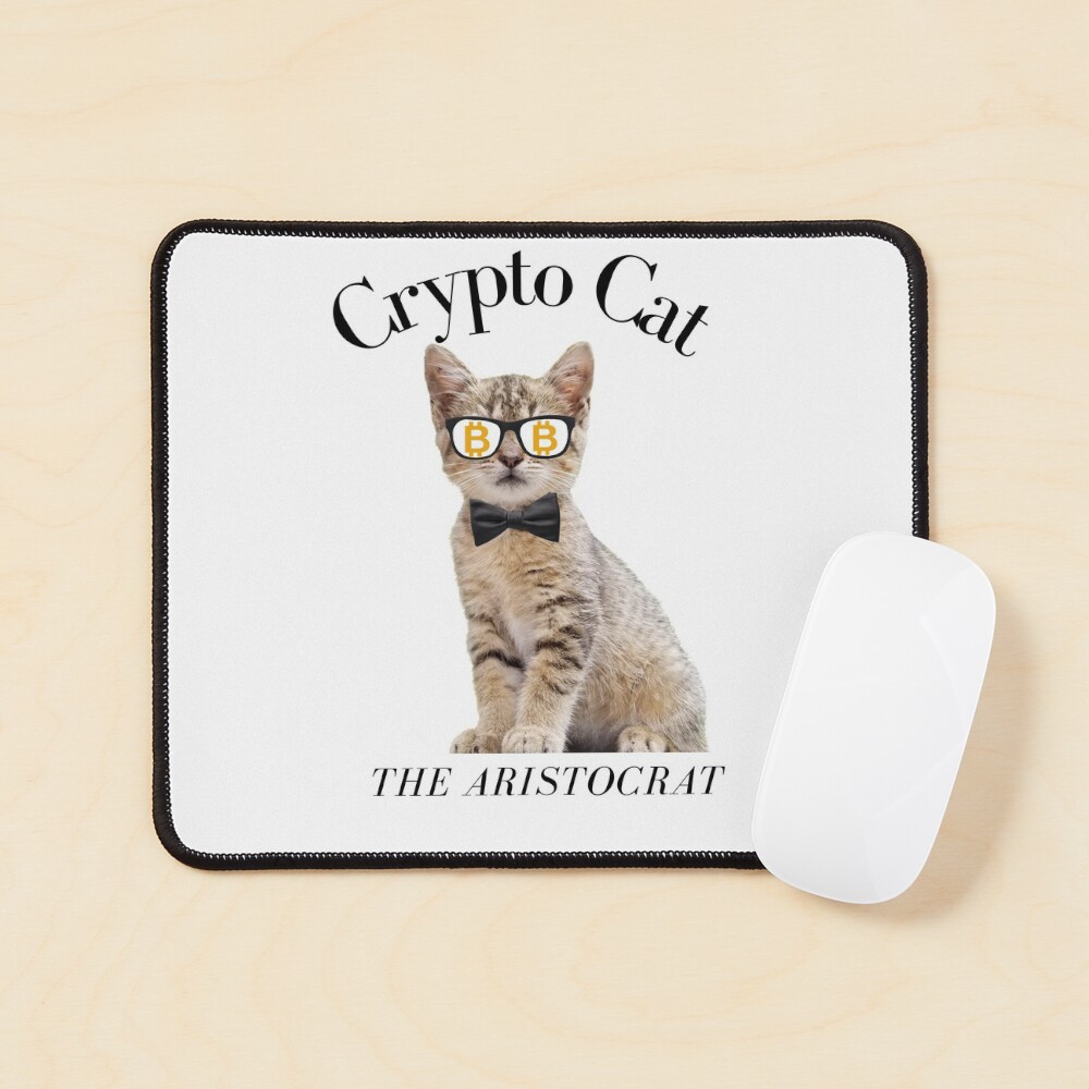 Bitcoin Crypto Cat Aristocrat fun