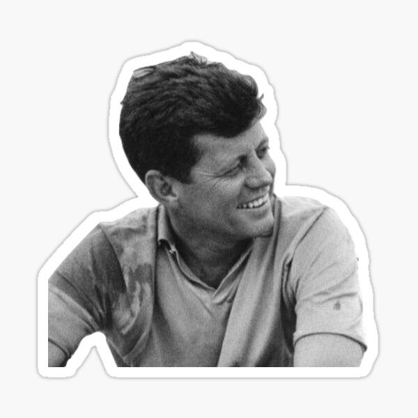 John F Kennedy Sticker Sticker