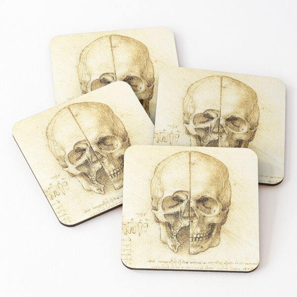 Item preview, Leonardo da Vinci "Cráneo" designed and sold by Alexandra Dahl.
